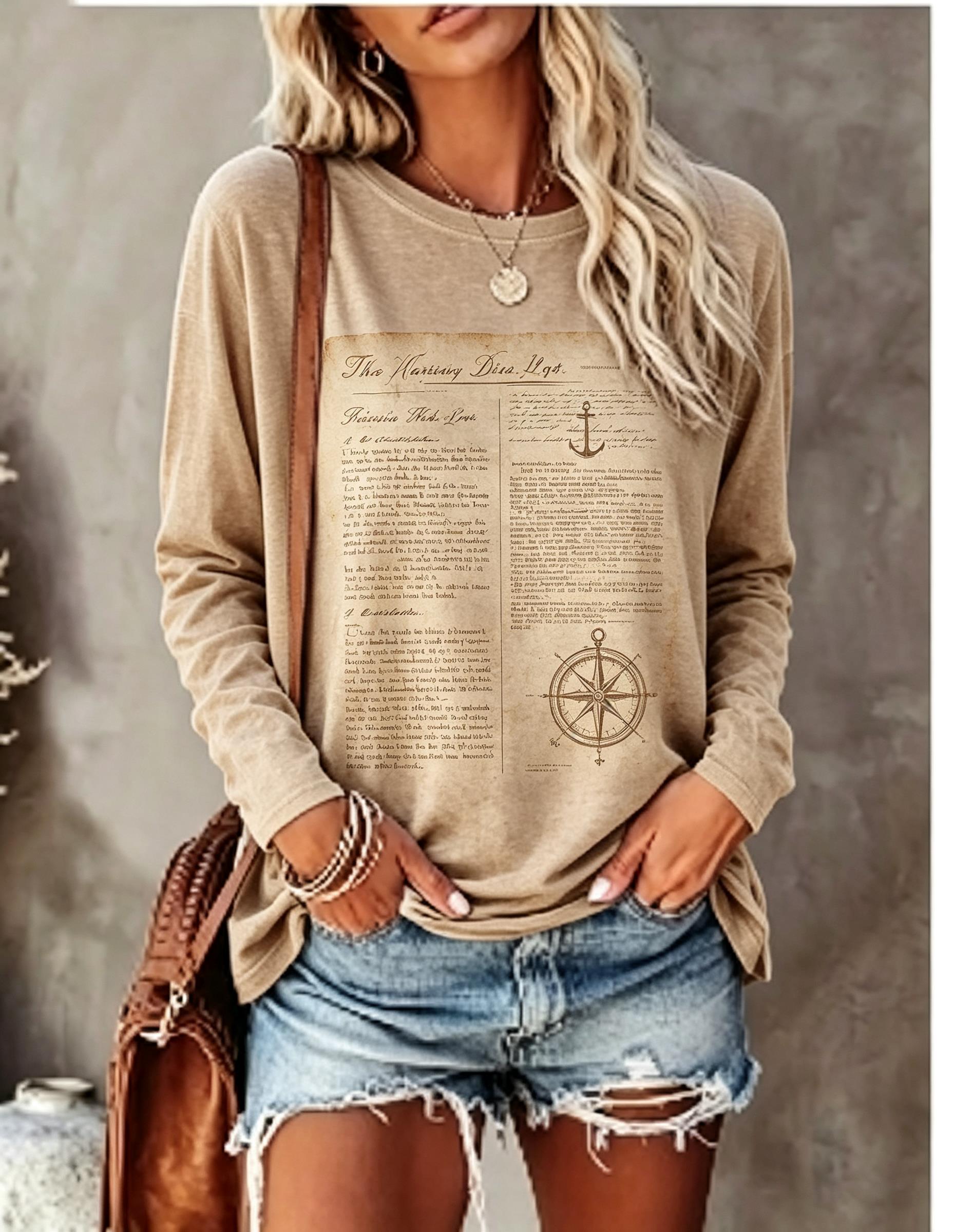 Maglietta a maniche lunghe da  - Winter Clothing For Women recensione e prezzo